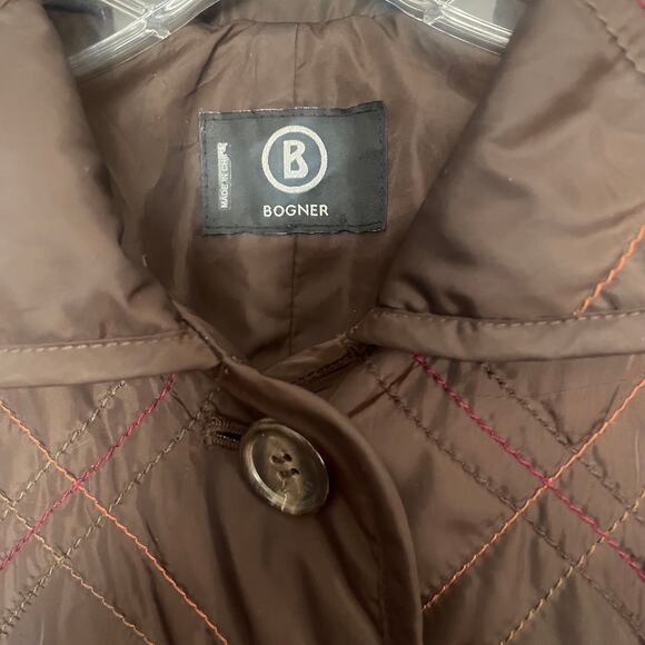 Bogner Women's Quilted Light Weight Jacket Sz 10 - Picture 2 of 5